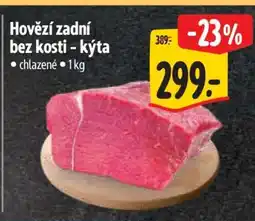 Albert Hovězí zadní bez kosti – kýta nabídka