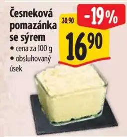 Albert Česneková pomazánka se sýrem nabídka