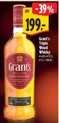 Albert Grant’s Triple Wood Whisky nabídka