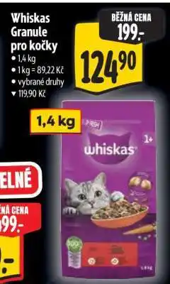 Albert Whiskas Granule pro kočky nabídka