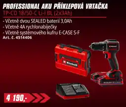 Einhell Einhell professional aku příklepová vrtačka tp-cd 18/50-c li-i bl nabídka