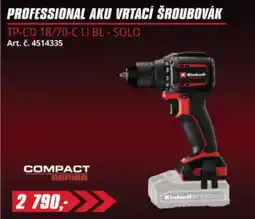 Einhell Einhell akumulátorový vrtací šroubovák tp-cd 18/70-c li bl - solo nabídka