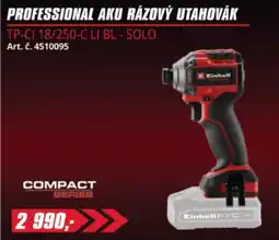 Einhell Einhell professional aku rázový utahovák tp-ci 18/250-c li bl - solo nabídka