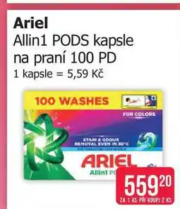 Teta Ariel Allin1 PODS kapsle na praní 100 PD nabídka