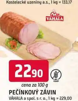 Trefa PEČÍNKOVÝ ZÁVIN VÁHALA nabídka