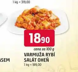 Trefa VARMUŽA RYBÍ SALÁT OHEŇ nabídka