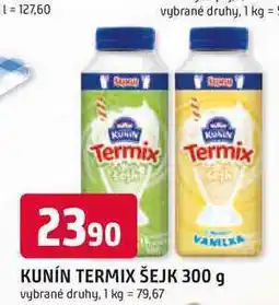 Trefa VANILKA KUNÍN TERMIX ŠEJK nabídka