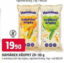 Trefa HAMÁNEK KŘUPKY nabídka