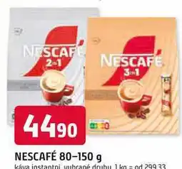 Trefa NESCAFÉ 80-150 g káva instantní nabídka