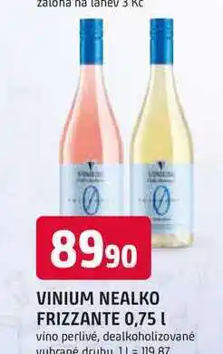 Trefa VINIUM NEALKO FRIZZANTE nabídka