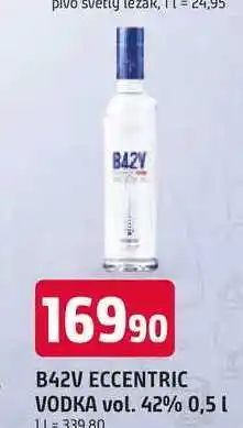 Trefa B42V ECCENTRIC VODKA vol. 42% nabídka