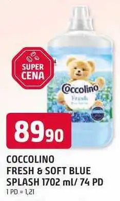 Trefa COCCOLINO FRESH & SOFT BLUE SPLASH 1702 ml/ 74 PD nabídka