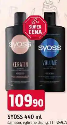 Trefa Syoss Šampon 440ml, vybrané druhy nabídka
