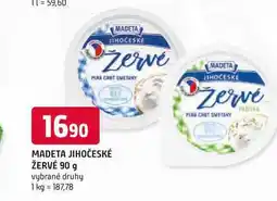 Trefa MADETA JIHOČESKÉ ŽERVÉ nabídka