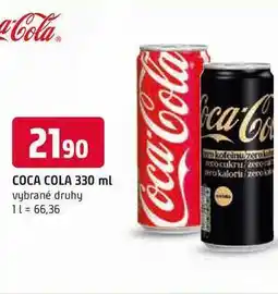 Trefa Coca-Cola nabídka