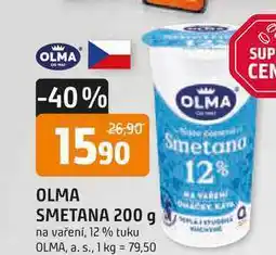 Trefa OLMA SMETANA 200 g na vaření, 12% tuku nabídka