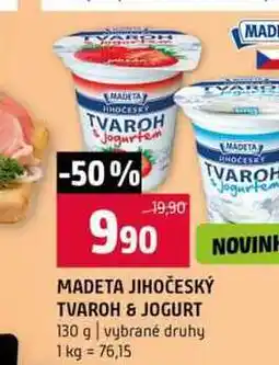 Terno MADETA JIHOČESKÝ TVAROH & JOGURT 130 g vybrané druhy nabídka