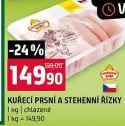 Terno KUŘECÍ PRSNÍ A STEHENNÍ ŘÍZKY 1 kg chlazené nabídka
