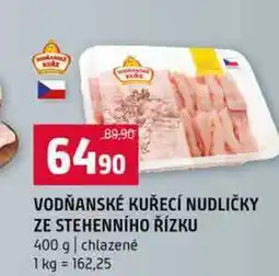 Terno VODŇANSKÉ KUŘECÍ NUDLIČKY ZE STEHENNÍHO ŘÍZKU 400 g chlazené nabídka