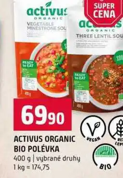 Terno ACTIVUS ORGANIC VEGAN BIO POLÉVKA 400 g vybrané druhy nabídka