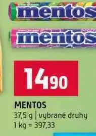 Terno MENTOS 37,5 g vybrané druhy nabídka