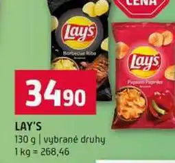 Terno LAY'S 130 g vybrané druhy nabídka