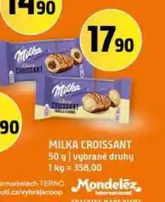 Terno MILKA CROISSANT 50 g vybrane druhy nabídka