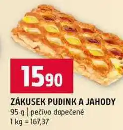 Terno ZÁKUSEK PUDINK A JAHODY 95 g pečivo dopečené nabídka