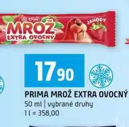 Terno PRIMA MROŽ EXTRA OVOCNÝ 50 ml vybrané druhy nabídka