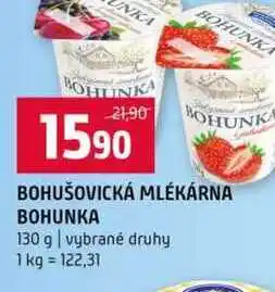 Terno BOHUŠOVICKÁ MLÉKÁRNA BOHUNKA 130 g vybrané druhy nabídka