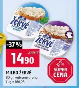 Terno MILKO ŽERVÉ 80 g vybrané druhy nabídka