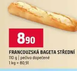 Terno FRANCOUZSKÁ BAGETA STŘEDNÍ 110 g pečivo dopečené nabídka