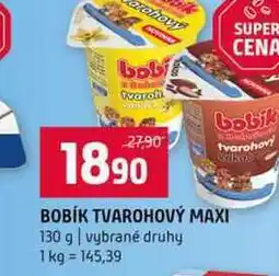 Terno BOBÍK TVAROHOVÝ MAXI 130 g vybrané druhy nabídka