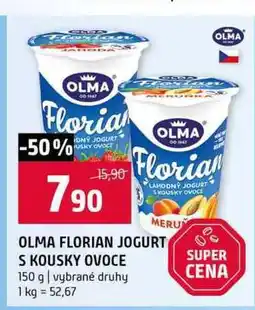 Terno OLMA FLORIAN JOGURT S KOUSKY OVOCE 150 g vybrané druhy nabídka