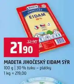 Terno MADETA JIHOČESKÝ EIDAM SÝR 100 g 30% tuku plátky nabídka