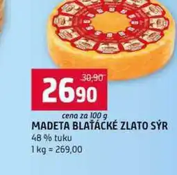 Terno MADETA BLAŤÁCKÉ ZLATO SÝR 48% tuku nabídka