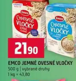 Terno EMCO JEMNÉ OVESNÉ VLOČKY 500 g vybrané druhy nabídka