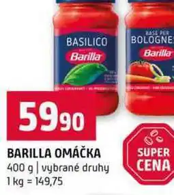 Terno BARILLA OMÁČKA 400 g vybrané druhy nabídka