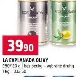 Terno LA EXPLANADA OLIVY 280/120 g bez pecky vybrané druhy nabídka