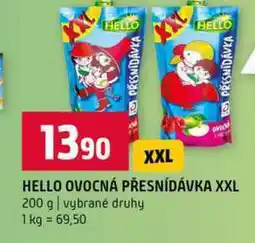 Terno HELLO OVOCNÁ PŘESNÍDÁVKA XXL 200 g vybrané druhy nabídka