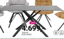 Möbelix Jídelní stůl piero nabídka