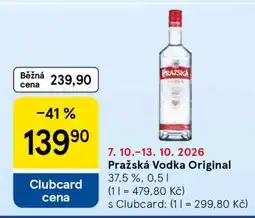 Tesco Pražská Vodka Original nabídka