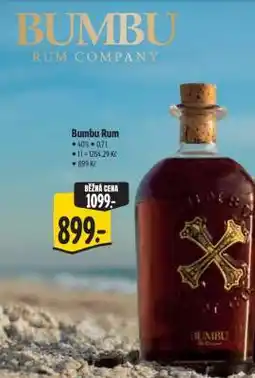 Albert Bumbu Rum nabídka