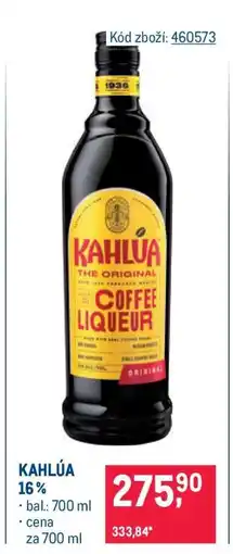 Makro KAHLÚA nabídka