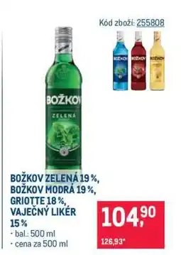 Makro BOŽKOV ZELENÁ 19 % nabídka