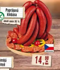 Maso Třebovle Papriková klobása nabídka
