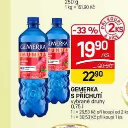 Flop GEMERKA S PŘÍCHUTÍ vybrané druhy nabídka