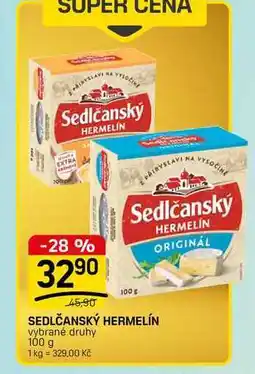 Flop SEDLČANSKÝ HERMELÍN vybrané druhy nabídka