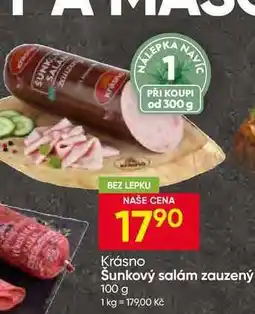 Hruška Krásno Šunkový salám zauzený nabídka