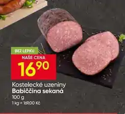 Hruška Kostelecké uzeniny Babiččina sekaná nabídka